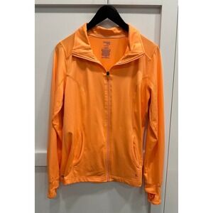 Danskin Dri More Women's Long Sleeve Full Zip Athletic Jacket w/ Thumbholes